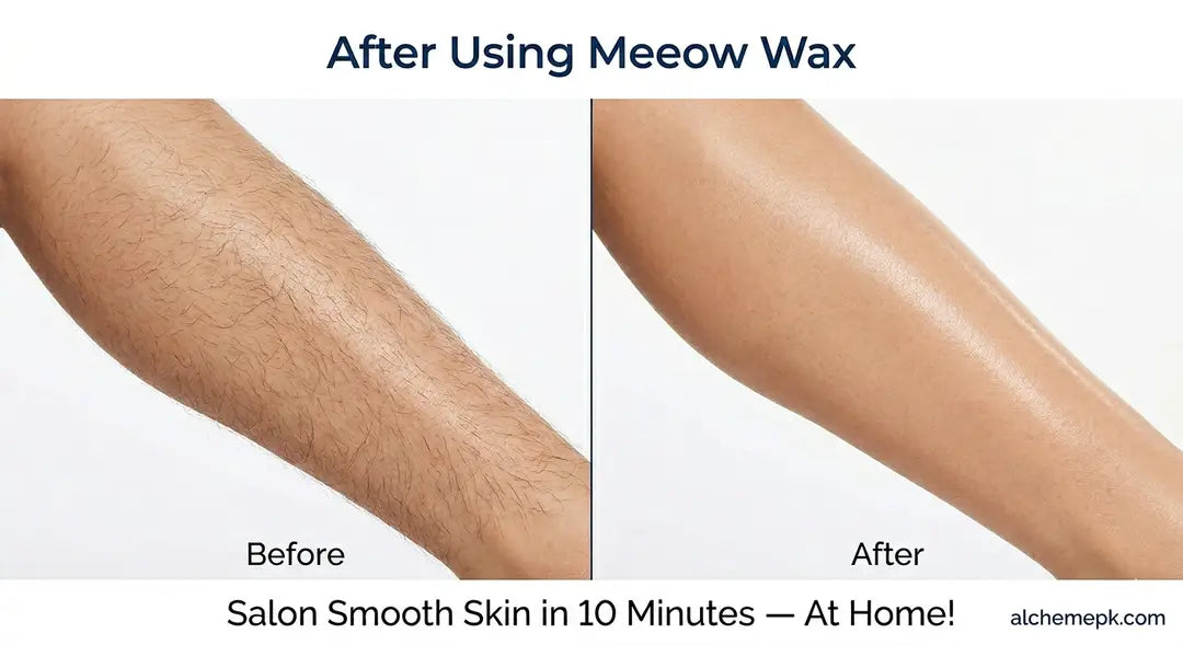 Meow Club 10 Min Painless Body Wax Orange Hair Removal Powder for Women