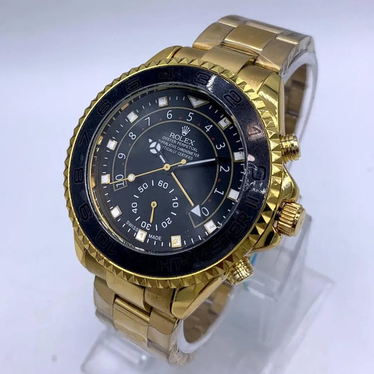 Gold Quartz Watch